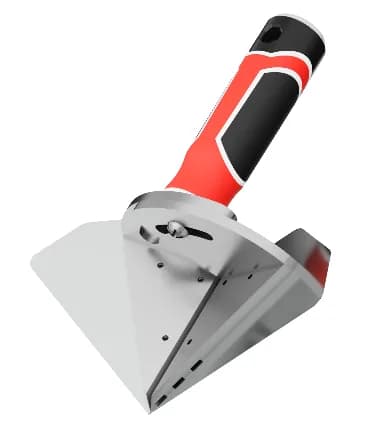 Гладилка — stainless steel adjustable (90-180°) inside corner trowel