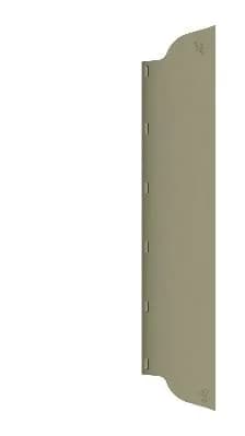 Strong replaceable gold stainless steel blade thickness 0,65mm